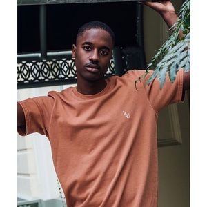 Iloveugly- heavy easy tee burnt orange